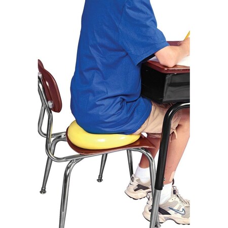 Abilitations CoreDisk Stability Cushion, Yellow, 12 Inch Diameter 111000062